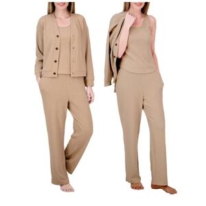 LIVE 2 LOUNGE 3 PIECE SET WOMEN'S COLOR TAN
